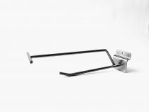 Single Prong Slatwall Hook with Overarm