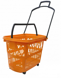 28 Litre 4 Wheel Trolley Basket