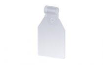 Clear Plastic Price Flap