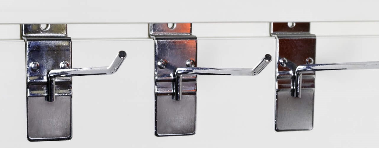 hooks, and other accessories for retail slatwalls
