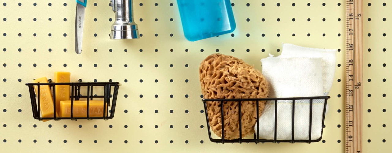 It’s one thing to install a pegboard, but the value lies in how you use it. Pegboard accessories let you customise the board to suit your store